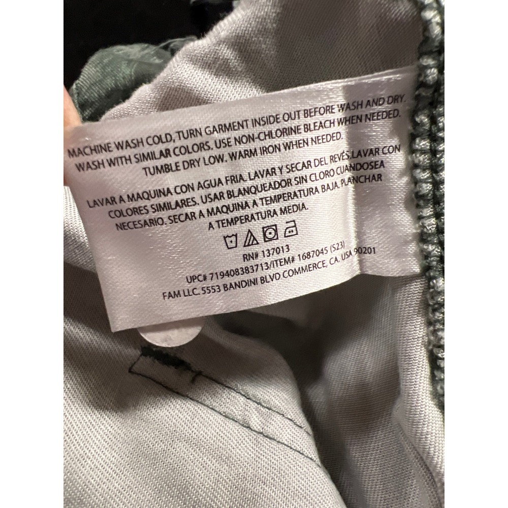 ORVIS Jogger Pants Women XL Green Digital Camo Tencel Lyocell Relaxed Travel NWT - Picture 10 of 12